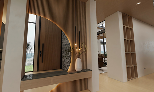 Usa · High End Modern Wood Villa Project